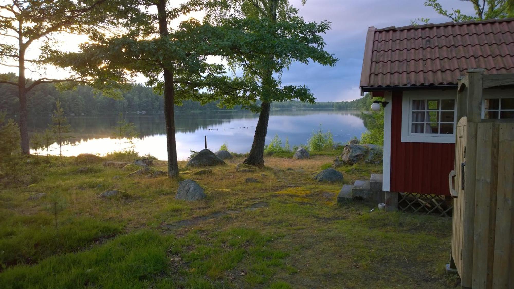 Готель Langasjonas Camping & Stugby Карлсгамн Екстер'єр фото